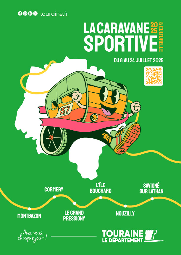 Lire la suite à propos de l’article CARAVANE SPORTIVE 2025- DU 8 AU 24 JUILLET