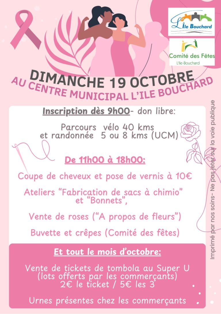 Lire la suite à propos de l’article OCTOBRE ROSE